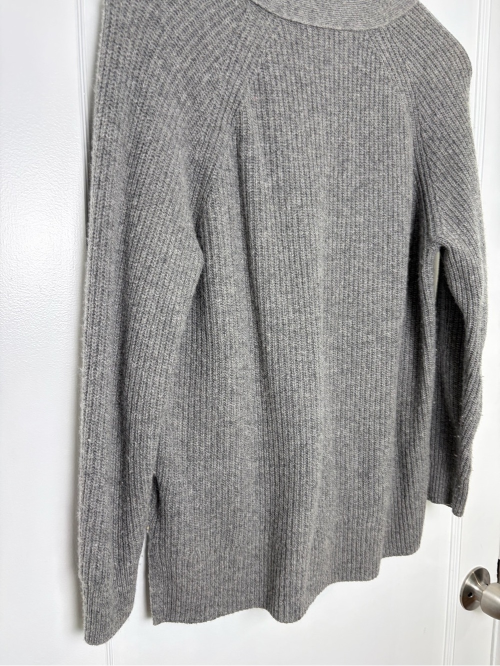 Madewell Ribbed Lyle Henley Sweater Merino Wool small - Picture 3 of 16